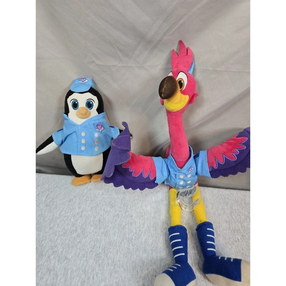 Set Disney‎ Store Junior T.O.T.S Plush FREDDY Flamingo PIP Bird Tots 20